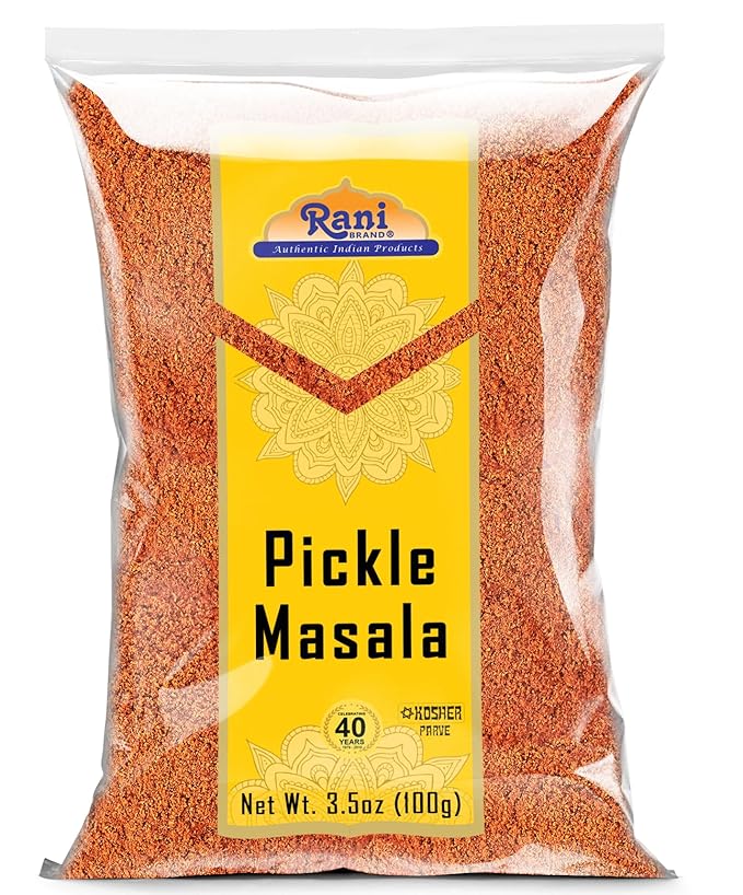 Rani Pickle (Achar) Masala Indian Spice Blend 3.5oz (100g) ~ All Natural | Vegan | Gluten Friendly | NON-GMO | No colors | Indian Origin