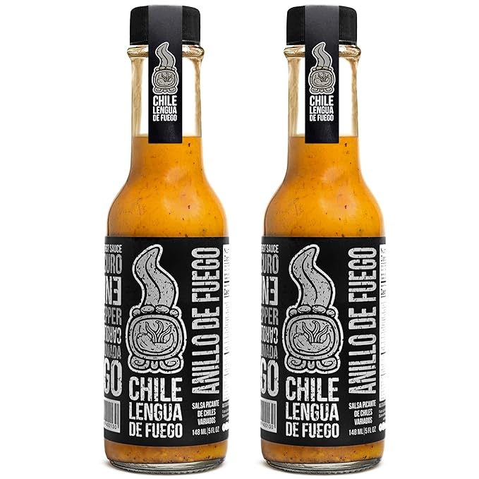 Hot Sauce | Chile Lengua de Fuego (Pack of 2, Anillo de Fuego)
