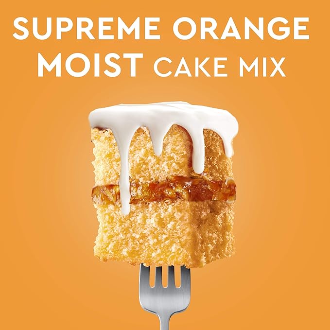 Duncan Hines Signature Perfectly Moist Orange Supreme Cake Mix, 15.25 oz