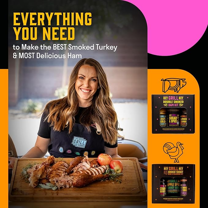 Holiday Kit Bundle | SMOKED TURKEY BRINE KIT & SMOKED HAM KIT | INCLUDES BRINE, SEASONINGS, SAUCES & MORE!