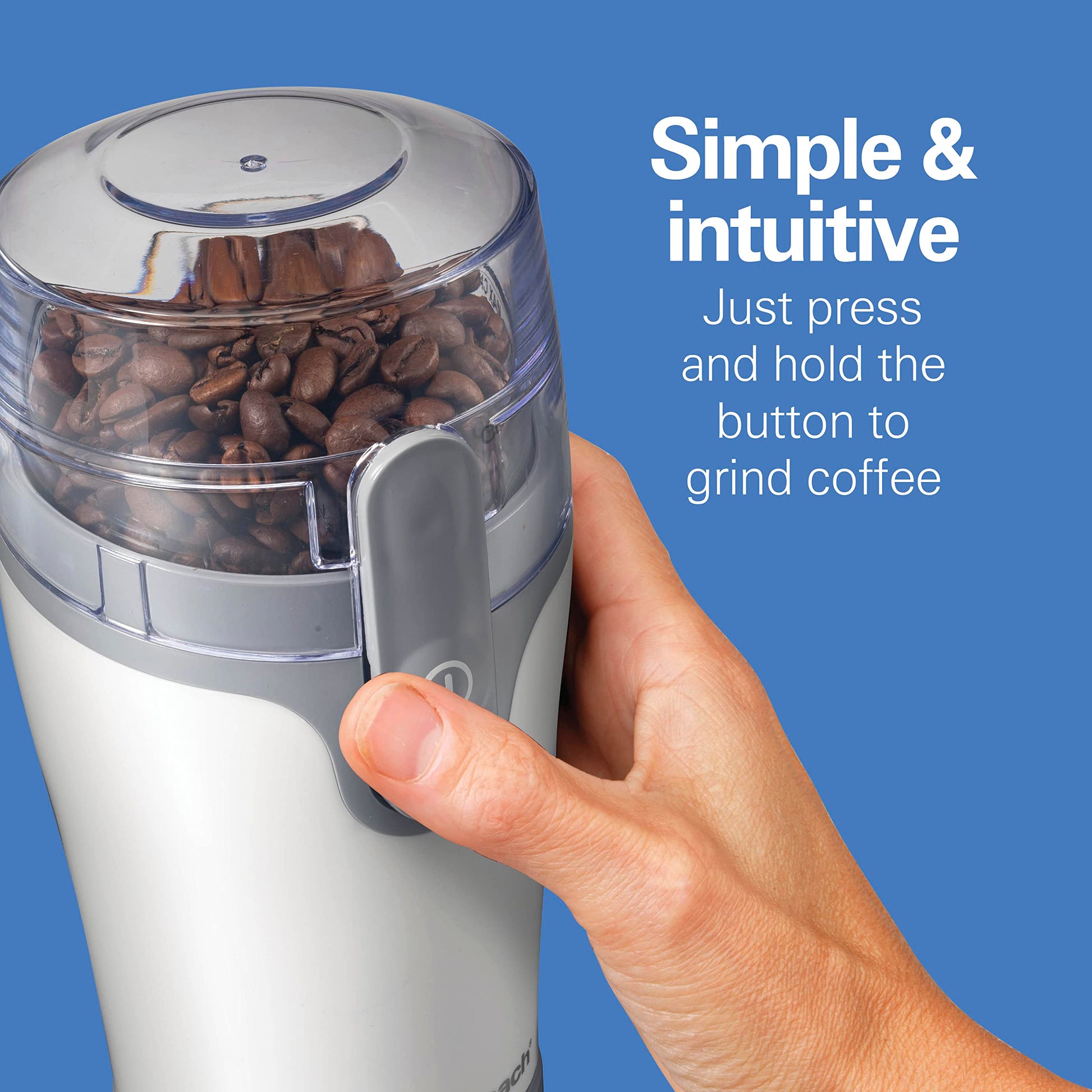 Hamilton Beach Fresh Grind Electric Coffee Grinder For Up To 12 Cups