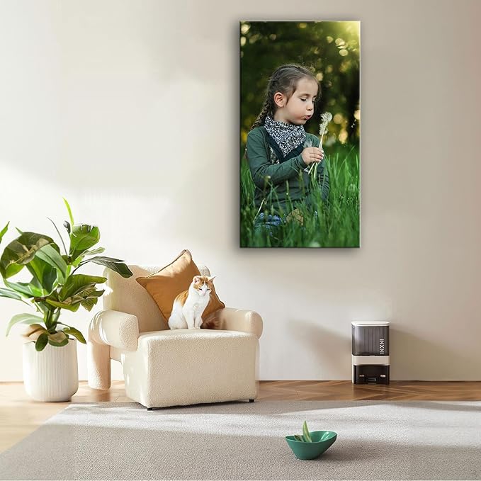 Personalized Custom Canvas Prints, Photo on Canvas Transform Your Photos into Stunning Framed Wall Art-Digitally Printed Photo to Canvas - Ideal for Home Decor, Gifts (20L?쐘40W" 50x100cm)