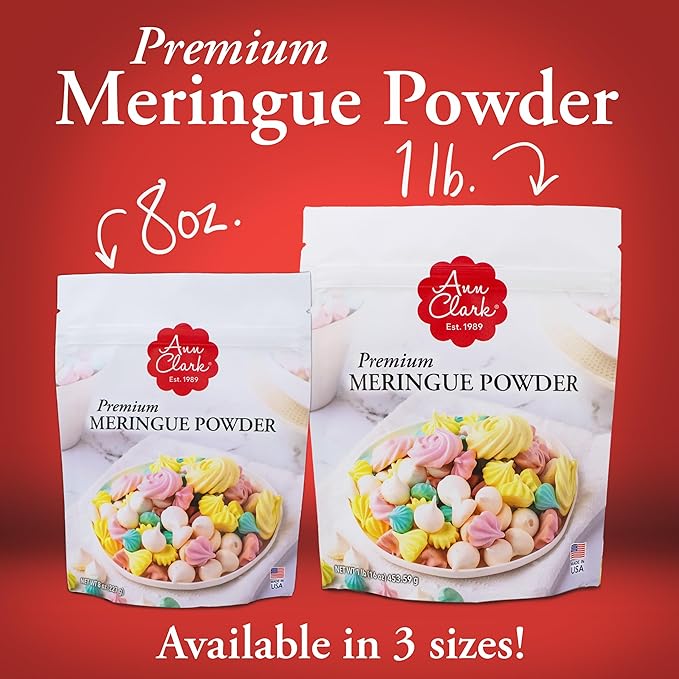 Ann Clark Cookie Cutters Premium Meringue Powder Made in USA, 8 oz