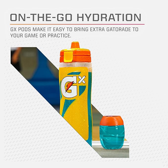 Gatorade unisex adult Gatorade GX Pods, Kiwi Strawberry (24ct), 6 x 4pack 24 Pods US