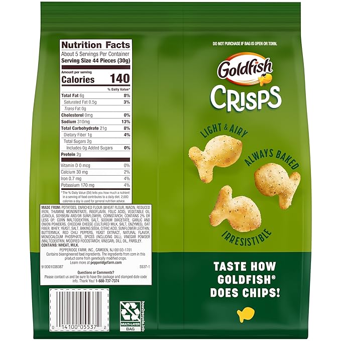 V8 Grillo's Dill Pickle Bloody Mary Mix 6 Pack, Goldfish Dill Pickle Chips 6.25 Oz, Kettle Dill Pickle Chips 7.5 Oz