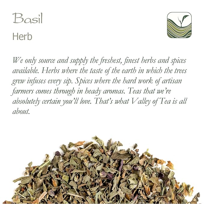 Basil Leaves Organic Culinary Herb - Perfect For Pesto - Sweet Basel - Dry Ocimum Basilicum - Basil Organic Dry Basil Leaves Basil Herb Basil Organic Leaves Dried Herb Basil Herb Cooking