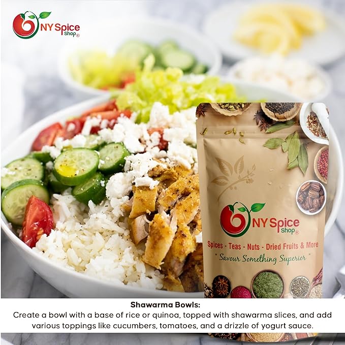 NY Spice Shop Meat Shawarma Seasoning - Authentic Mediterranean Blend Grilling Spices for Meat - Fresh Middle Eastern Spice Mix for Shawarma ??6 Ounce