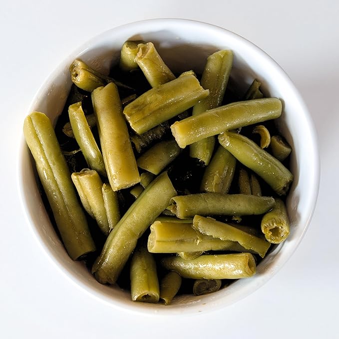 POSHI Marinated French Green Bean Snack Pack | Original Flavor | Keto, Vegan, Paleo, Non GMO, Low Carb + Calorie, Gluten Free, Fully Cooked Vegetables, Gourmet, Healthy, All Natural (10 Pack, 1.76 oz)