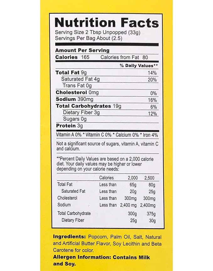 Preferred Popcorn Microwave Popcorn, Buttery Popcorn, 18 Pack - Non-GMO, Whole Grain, Gluten Free
