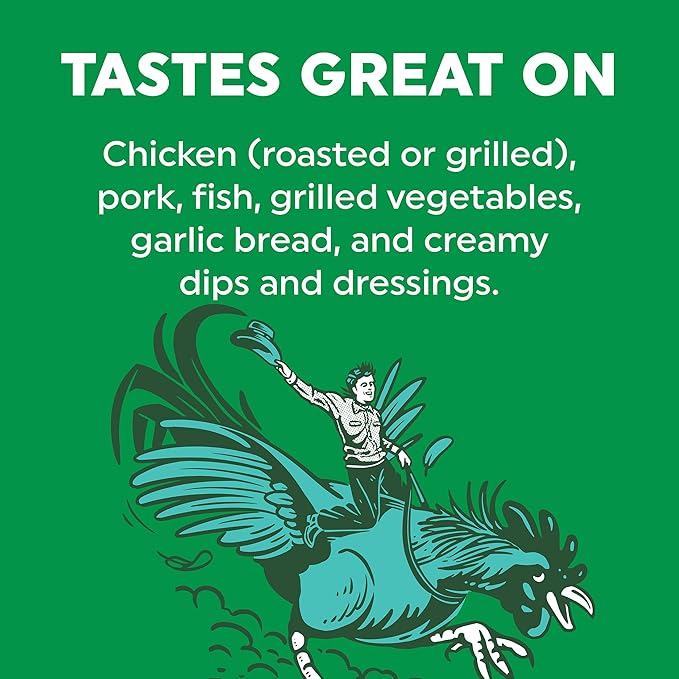 Fire & Smoke Society Rodeo Ranch Chicken Seasoning | BBQ Seasonings and Rubs for Smoking | Chicken, Pork, Fish, Vegetables | Buttermilk, Dill, Parsley, Chives | Large (2-Pack)