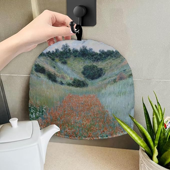 Art 3D Print Tea Cozy for Teapot Durable Insulated Teapot Cozy Large Tea Pot Teapot Dust Protector for Women Tea Cozies Cover
