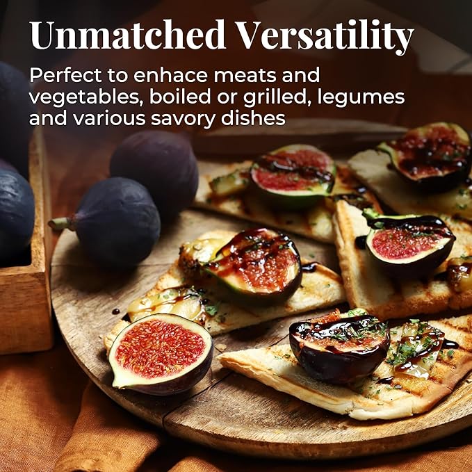 Balsamic Vinegar of Modena 8.45 fl.oz. (250ml), IGP-Certified Dense Balsamic Vinegar with a Bold, Sweet-and-Sour Taste - Product from Italy