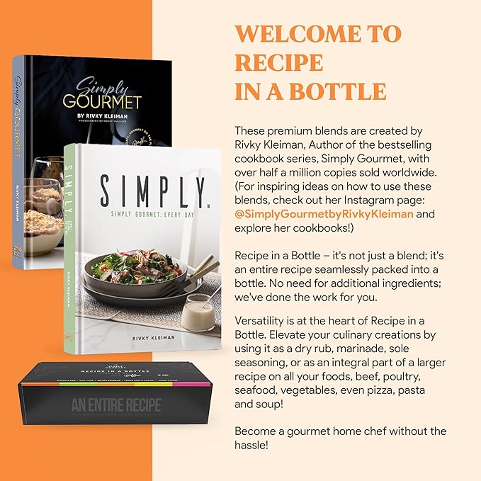 Big Bold BBQ Spice 5oz | Recipe in a Bottle | Premium Blend Spice for Gourmet Cooking | No-Addition Needed, Versatile Culinary Season | Simply Gourmet