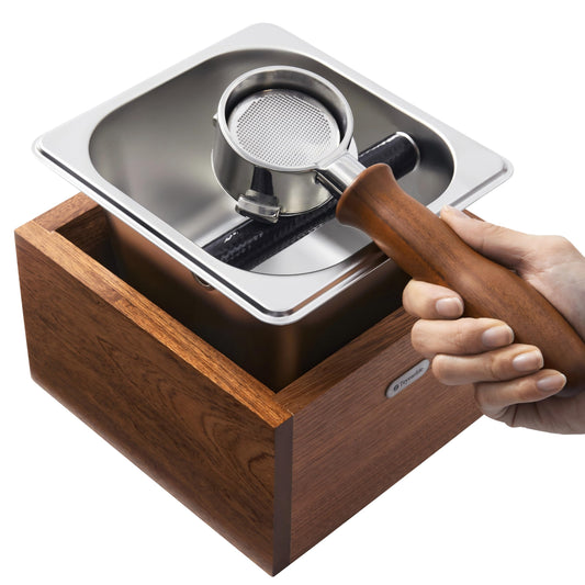Teyearlife coffee knock box replacement for breville knockbox Sturdy solid wood and easy-clean