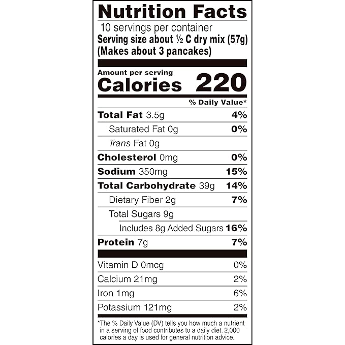 Hidden Harvest Original Pancake & Waffle Mixes: Non-GMO Project Verified, Made with Hidden Veggies You Can't See or Taste, 7g of Protein per Serving, Just Add Water, Fluffly Pancakes for a Delicious Breakfast (20 oz)