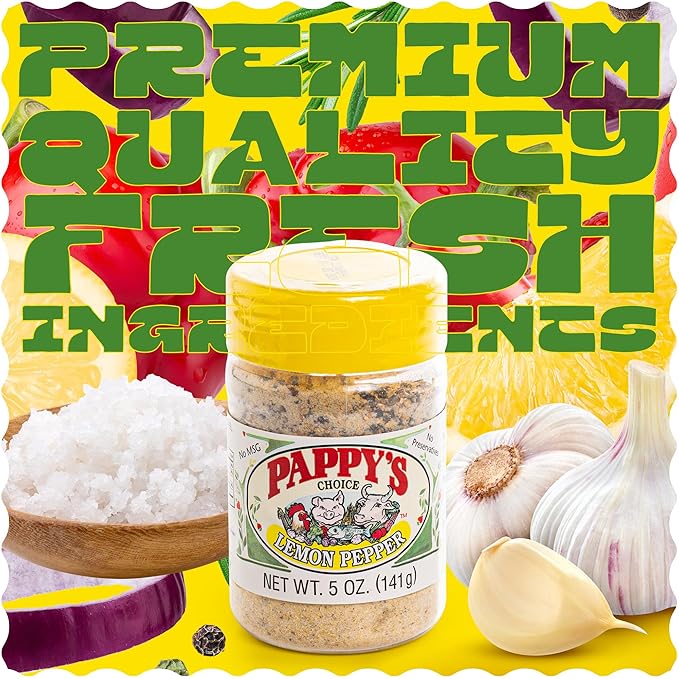 Pappy's Seasonings (Lemon Pepper, 5oz)