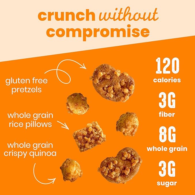 Marimix Snack Mix | Crunch Baked Sweet & Salty Savory Plant Based Naturally Gluten Free Whole Grain Fiber Charcuterie Pretzel Trail Party Mix | No Artificial Ingredients | 12 Count (Mini Smokehouse BBQ)