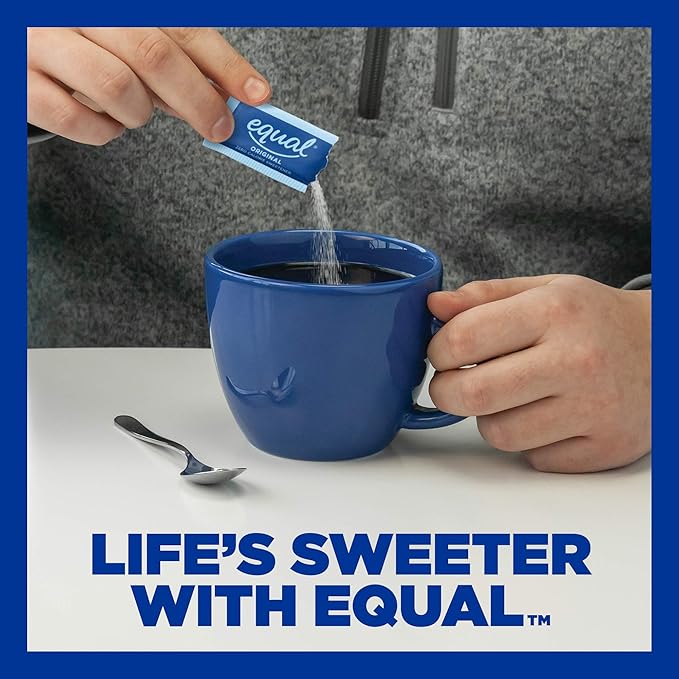 EQUAL 0 Calorie Sweetener, Sugar Substitute, Zero Calorie Sugar Alternative Sweetener Packets, Sugar Alternative, 230 Count, Pack of 3