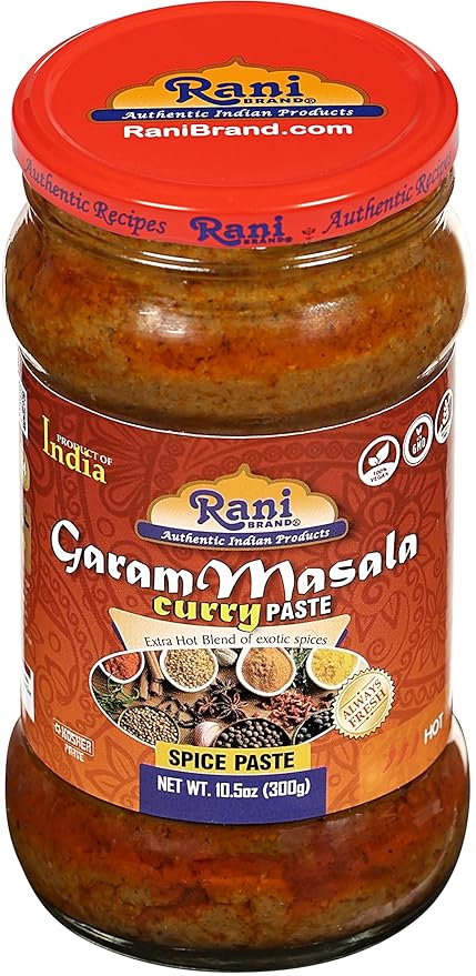Rani Garam Masala Curry Spice Paste 10.5oz (300g) Glass Jar, Pack of 5+1 FREE ~ No Colors | All Natural | NON-GMO | Kosher | Vegan | Gluten Free | Indian Origin