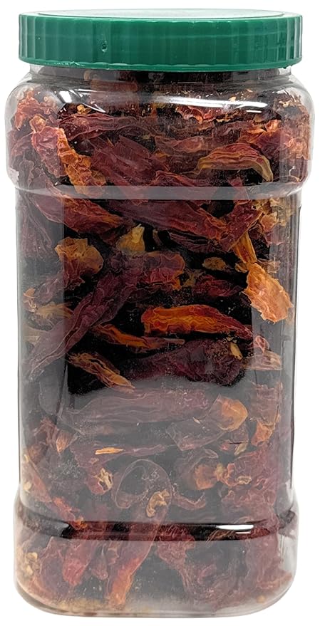 Rani Organic Chilli Whole (Lal Mirch Sabut) 7oz (200g) Bulk PET Jar ~ All Natural | Vegan | No Colors | Gluten Friendly | NON-GMO | Kosher | USDA Organic Certified