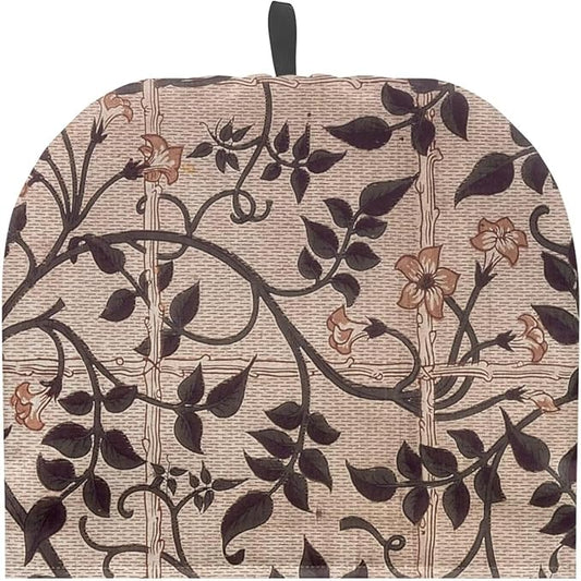 William Morris Pattern Tea Cozy For Teapot Customized Teapot Covers Kitchen Kettle Dust Cover Cozy For Teapot With Handle Dust Cover Can Hung And Folded Decorative Kitchen For Holiday 竊뉰rown竊?"<div>