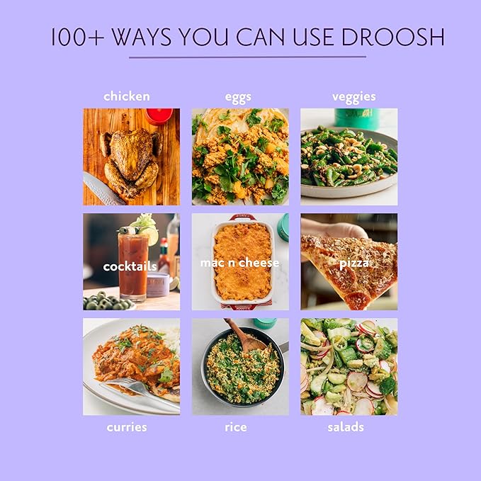 Droosh Tikka Masala Spice Mix, Indian Spices, Sweet and Savory, Tikka Masala Powder for Sandwiches, Snacks, Fruit & Cooking (1.7 ounce)