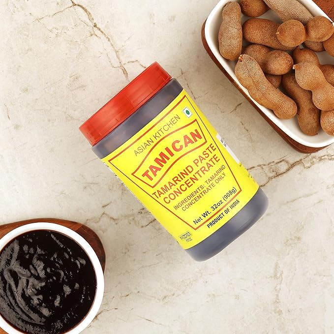Asian Kitchen Tamarind Concentrate 32oz (2lbs ) 908g (Bulk Value Pack) ~ Gluten Free, No added sugar | All Natural | Vegan | NON-GMO | No Colors | Indian Origin