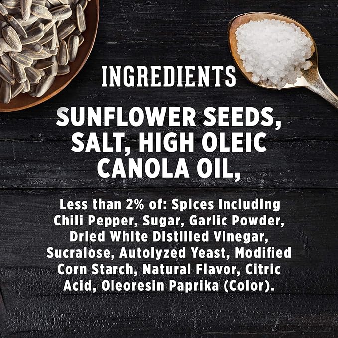 DAVID Roasted and Salted Sweet and Spicy Jumbo Sunflower Seeds, Keto Friendly, 5.25 oz, 12 Pack