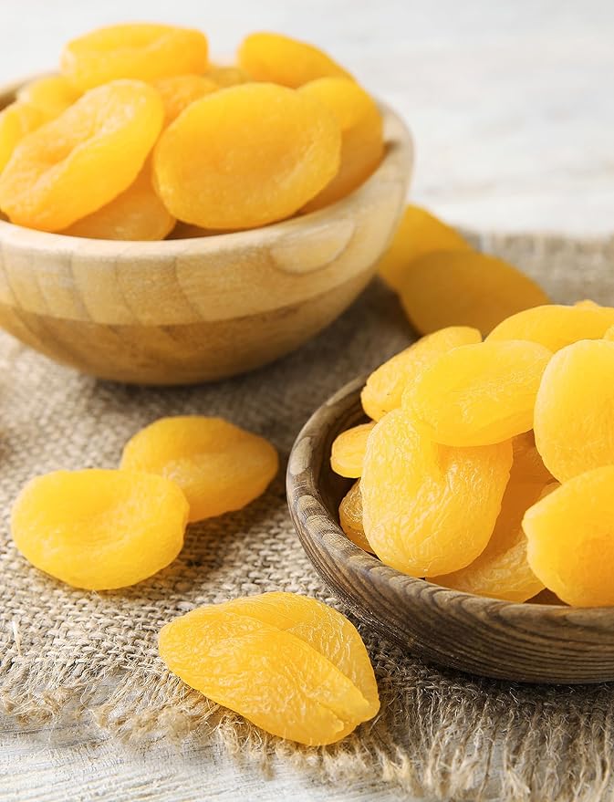 Anna and Sarah Dried Turkish Apricots in Resealable Bag, 3lbs 1 Pack