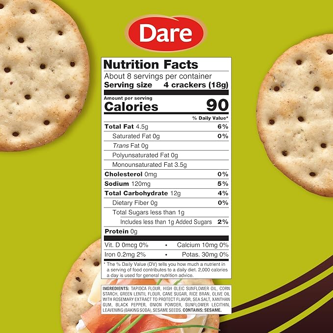 Breton Gluten Free Olive Oil and Cracked Pepper Crackers Bulk (Pack of 6) - Entertaing Pack, Non-GMO, Plant-Based, For Snacking, Dips, Charcuterie Boards, Cheese and Spreads, 6x4.76oz