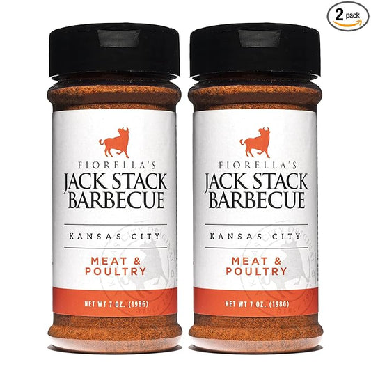 Jack Stack Barbeque Meat & Poultry Rub - 7oz - Pack of 2
