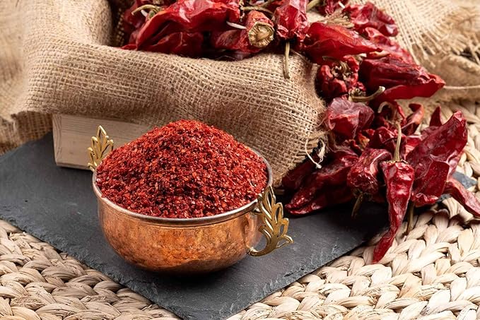 Cerez Pazari Aleppo Pepper Moderate Heat 150 gr | Crushed Turkish Red Chili Pepper-Aleppo Chili Flakes,Maras Chili Pepper | Halaby Pepper | Syrian Pepper | Middle Eastern Red Pepper