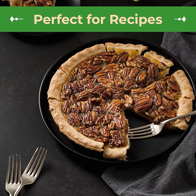 Sincerely Nuts - Raw Pecans (No Shell) | Five Lb. Bag | Shelled Whole Pecan | Delicious Healthy Snack Food | For Baking, Snacking and Dessert Treats | Gluten Free and Kosher | Fresh Resealable Bag