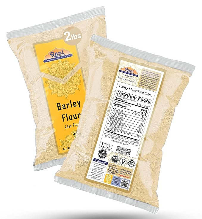 Rani Barley (Jav) Flour 32oz (2lbs) 908g ~ All Natural | Gluten Friendy | Stone Ground | Vegan | NON-GMO | Kosher | Indian Origin