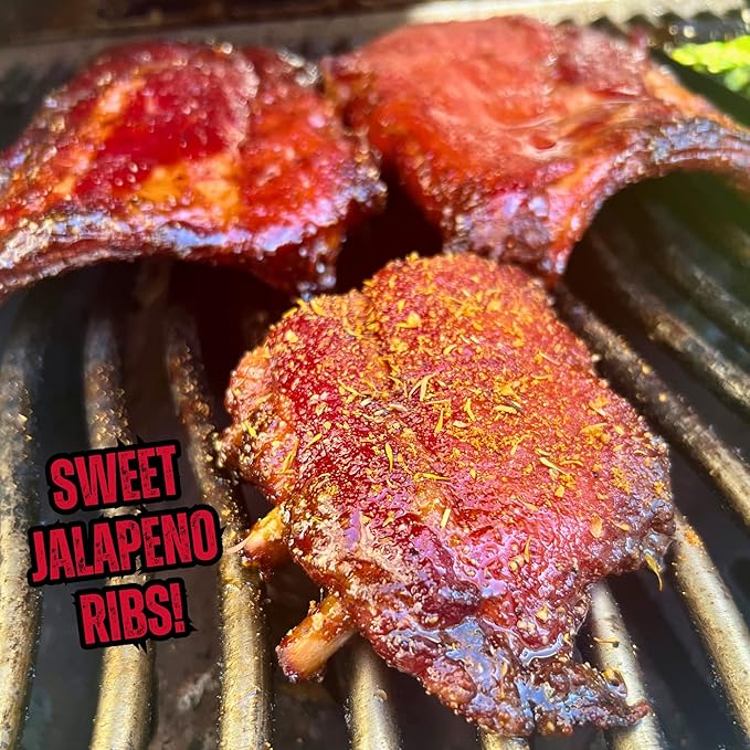Sweet Jalapeno Seasoning | Premium Sweet and Spicy Rub | Sweet Heat Rub for Beef, Pork, Chicken, and Fish | Incredible Fajita Seasoning and Rib Rub | Runnin Wild Foods, 5.9 oz