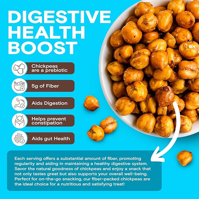 Biena Crispy Roasted Chickpea Snacks, Lil??Bit of Everything, High Protein Snacks, High Fiber Snacks, Gluten Free, Plant-Based, Non-GMO, Healthy Snacks for Adults and Kids, 4-Pack 5 Ounce Bags