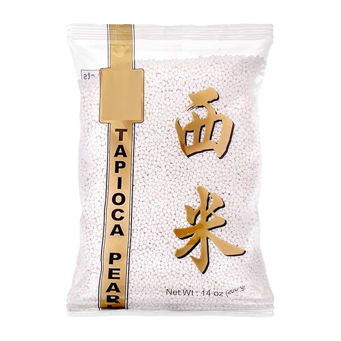 Tapioca Pearls, Tapioca Balls, White Tapioca Pearls For Boba Tea, 14 oz (Small)