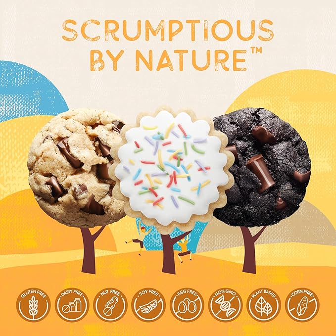 Autumn Sons Baking Co. Gluten Free Cookie Mix Variety Pack. Sugar Cookie, Chocolate Chunk & Double Chocolate Chunk. Vegan Plant Based Baking Mix. Free From 11 Common Allergens. 9.3 oz (Pack of 3)