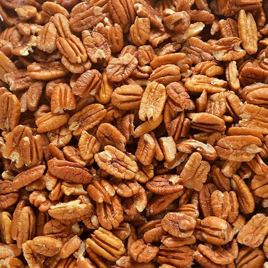 Pecan Shop Raw Unpasteurized Shelled Texas Native Pecans, Wild-Harvested and Tested Pesticide-Free Pecan Halves in Oxygen-Barrier Bag for Peak Freshness - 12 Oz