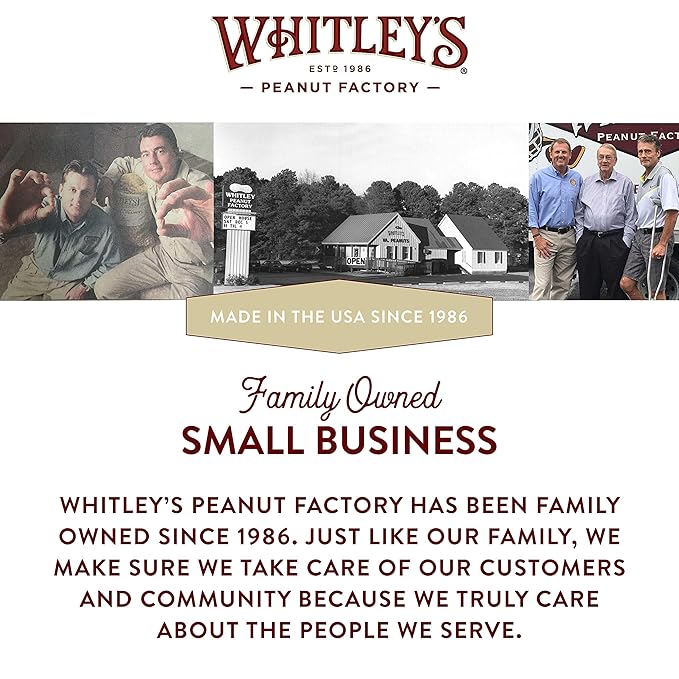 Whitley?셲 Salted Virginia Peanuts ??Super Extra Large 'Home Cooked' Virginia Peanuts (2 x 40 Ounce Tin)
