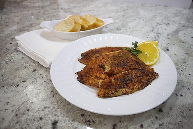 Blackened Seasoning 22 oz Food Service – Ideal for Grilling or Cooking Fish, Chicken, Pork, Steak, Vegetables, Burgers, Salmon, Soups & More - Great for Restaurant Kitchens – Adds Authentic Louisiana Flavor - By Cajun's Choice