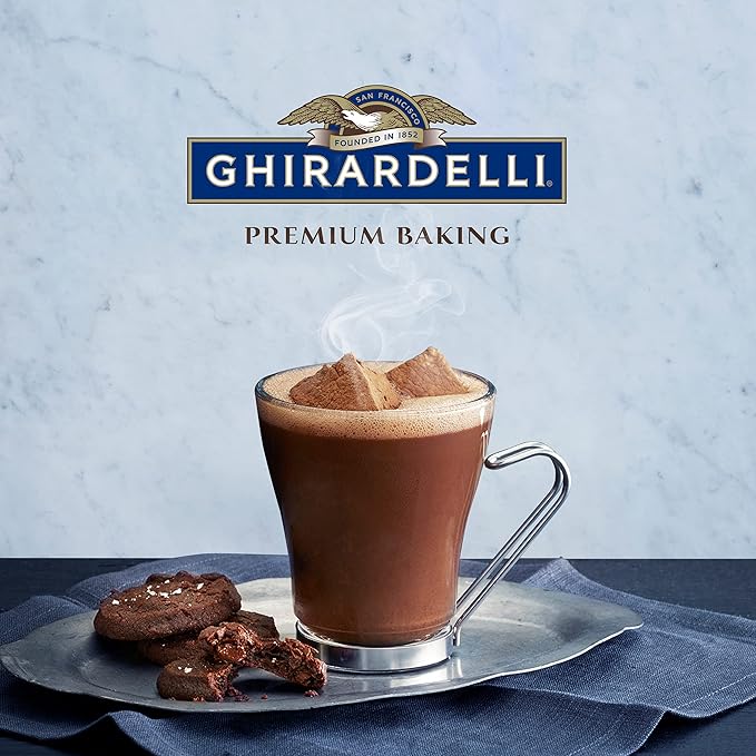 Ghirardelli Double Chocolate Premium Hot Cocoa, 10.5 Ounce - 6 per case.