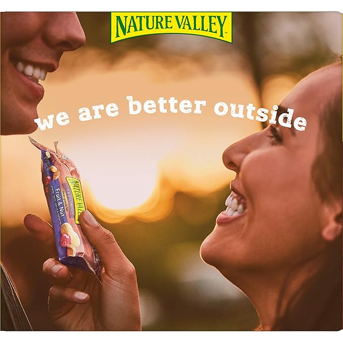 Nature Valley Chewy Fruit and Nut Granola Bars, Dark Chocolate Nut, 6 Bars, 7.4 OZ