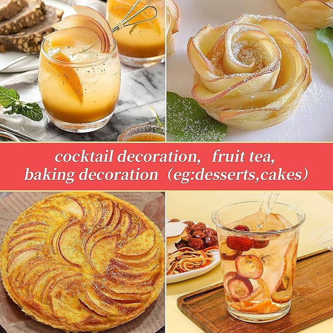 iGAOZM Dried Apple Slices,7.05oz/200g,No Sugar Added No Additives,Chewy & Soft,Dehydrated Apples for Cocktails Garnish,Healthy Snack,Crafts Potpourri,Bowl Fillers Decoration