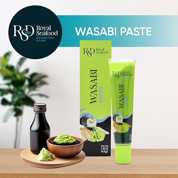 RSF ??Wasabi Paste Grade A 1.5 Oz (43gr) ??Premium Japanese Horseradish Root Paste ??Real Wasabi for Sushi, Sashimi & Sauces ??Authentic Japanese Seasoning & Sushi Ingredients