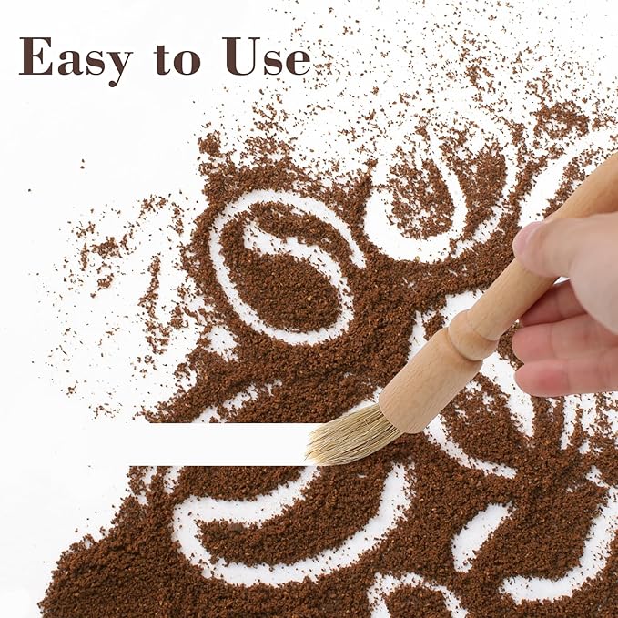 14 PCS Coffee Grinder Cleaning Brush Set Espresso Machine Cleaning Brush Kit, Multifunctional Burr Cleaner Brushes Bristle Tools for Barista Home Kitchen Commercial Use