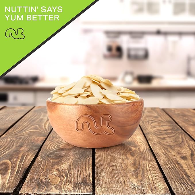 NUT CRAVINGS - Blanched Sliced Almonds - Raw, (48oz - 3 LB) Packed Fresh in Resealable Bag - Nut Snack - Food Assortments Ideal for Trail Mixed Nuts