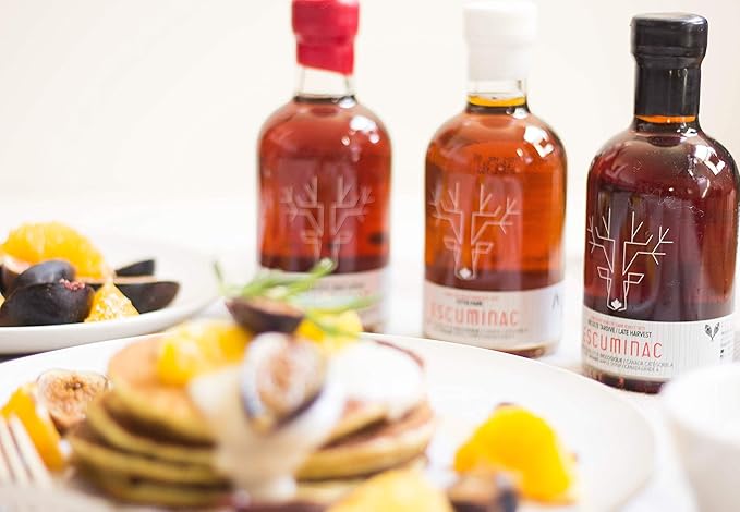 Escuminac, Canadian Maple Syrup Gift Set, 3 Harvests Included From Delicate to Strong Taste. 100% Pure & Organic.