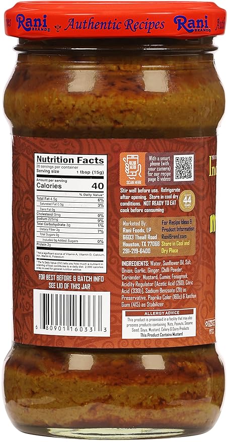 Rani Curry Paste MILD (Spice Paste) 10.5oz (300g) Glass Jar, Pack of 5+1 FREE ~ No Colors | All Natural | NON-GMO | Vegan | Gluten Free | Indian Origin