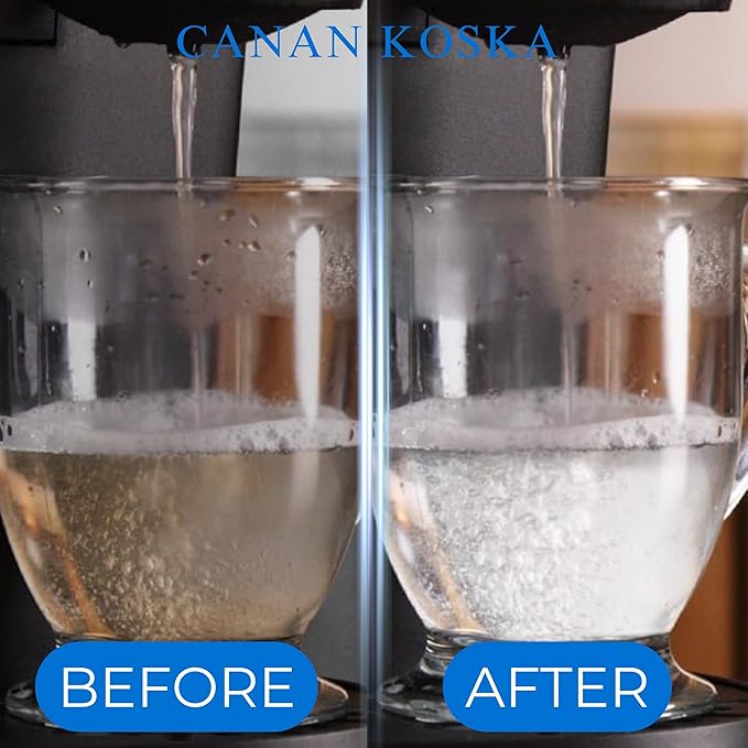 Coffee Machine Descaler 8 oz ??Universal Descaling Solution for All Coffee Makers Drip Machines ??Removes Limescale Calcium Buildup ??2 Uses